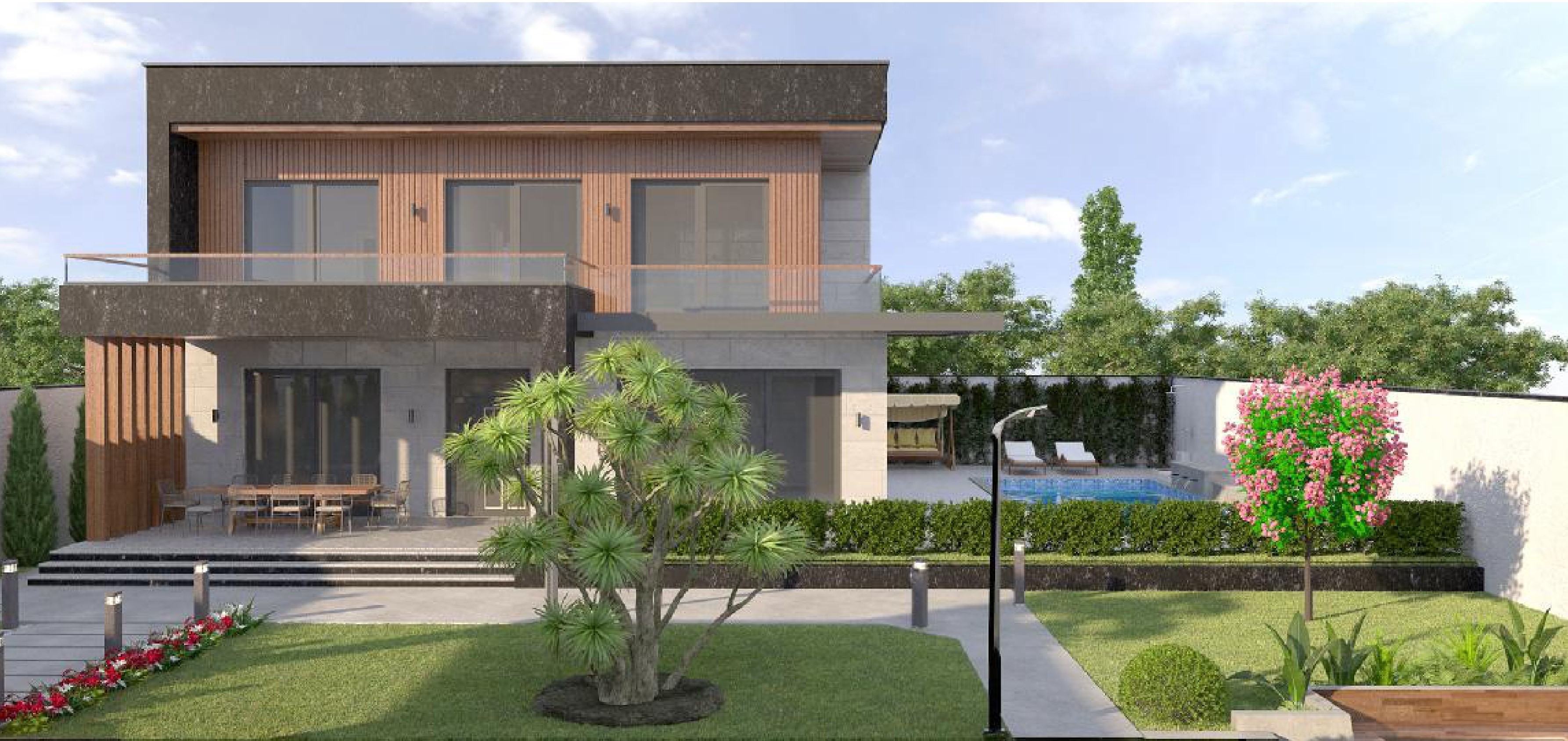 Müasir Üslubda Villa Layihəsi: Mərdəkan